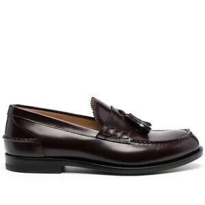 Scarosso Dark Brown Leather Loafers